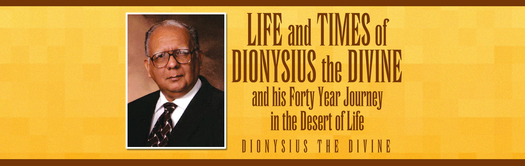 Life and Times of Dionysius the Divine